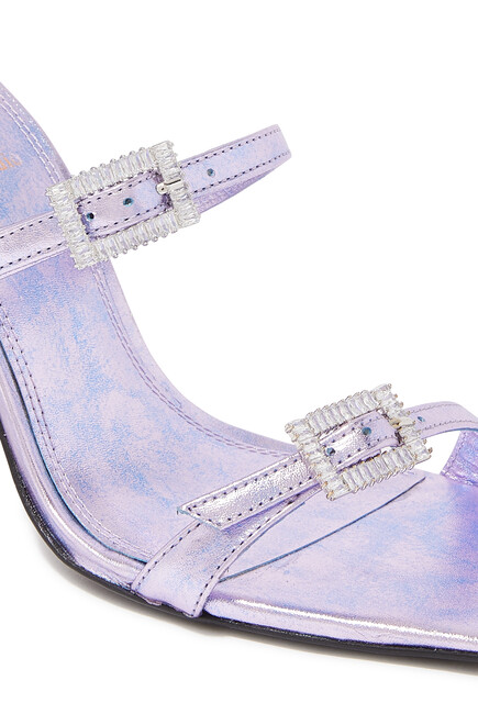 Livia Crystal Embellished Strap Sandals